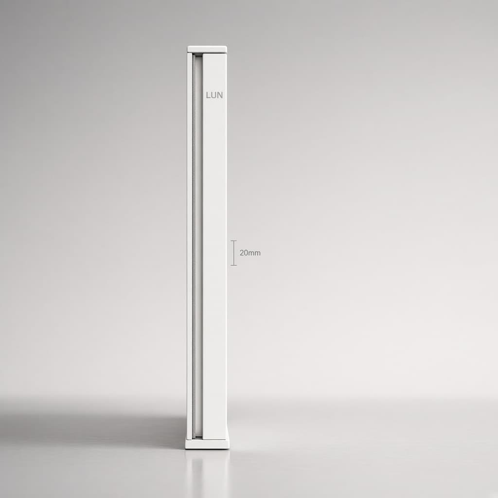 LUN Premium Infrared Heating Panel by LUN — side view