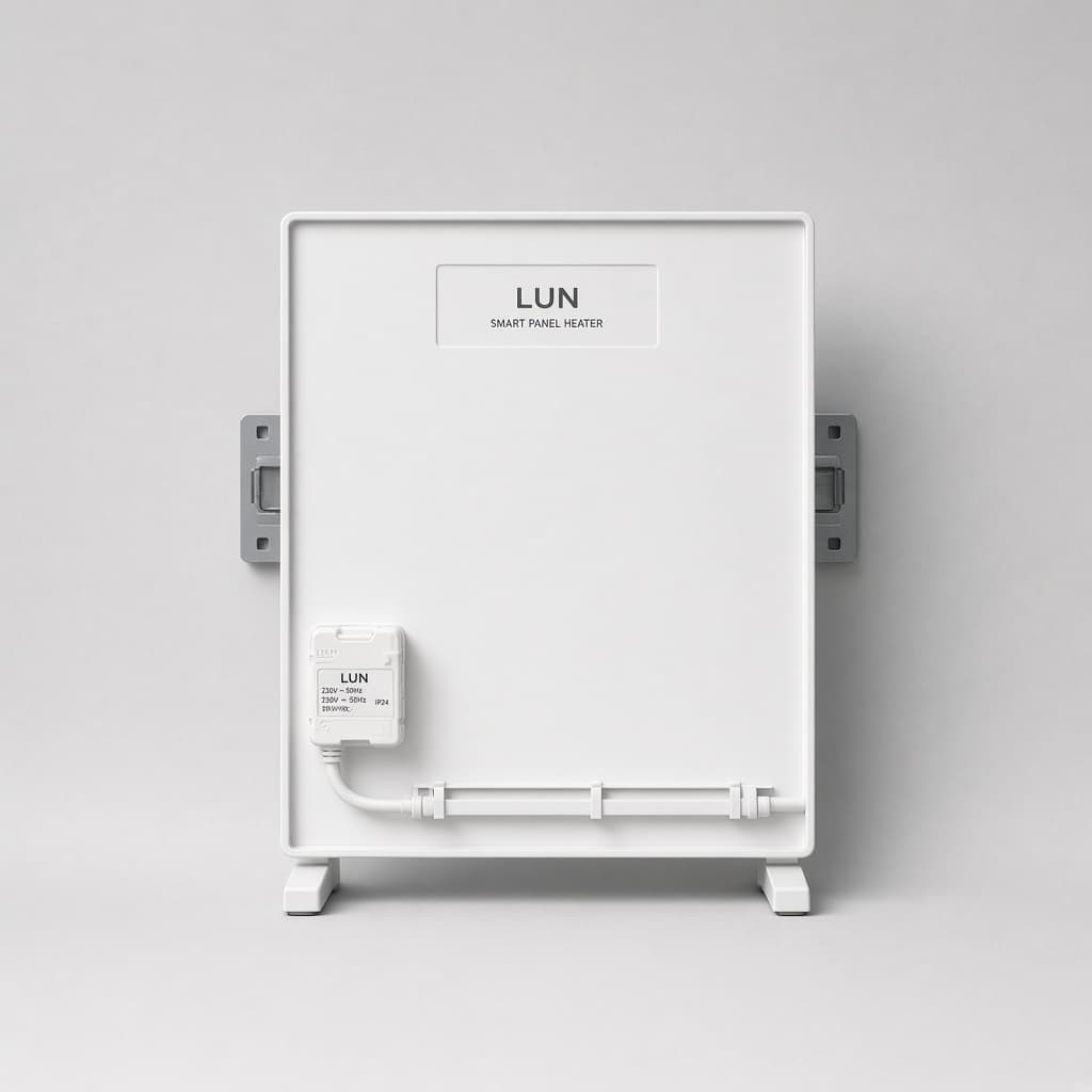 LUN Smart Panel Heater by LUN — rear view